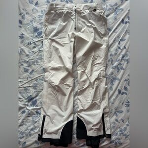 Moncler Grenoble Gore-Tex Men’s Ski Pants Straight Leg White Black Size L